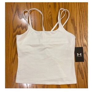 NWT Under Armour Motion Strappy Tank White XS